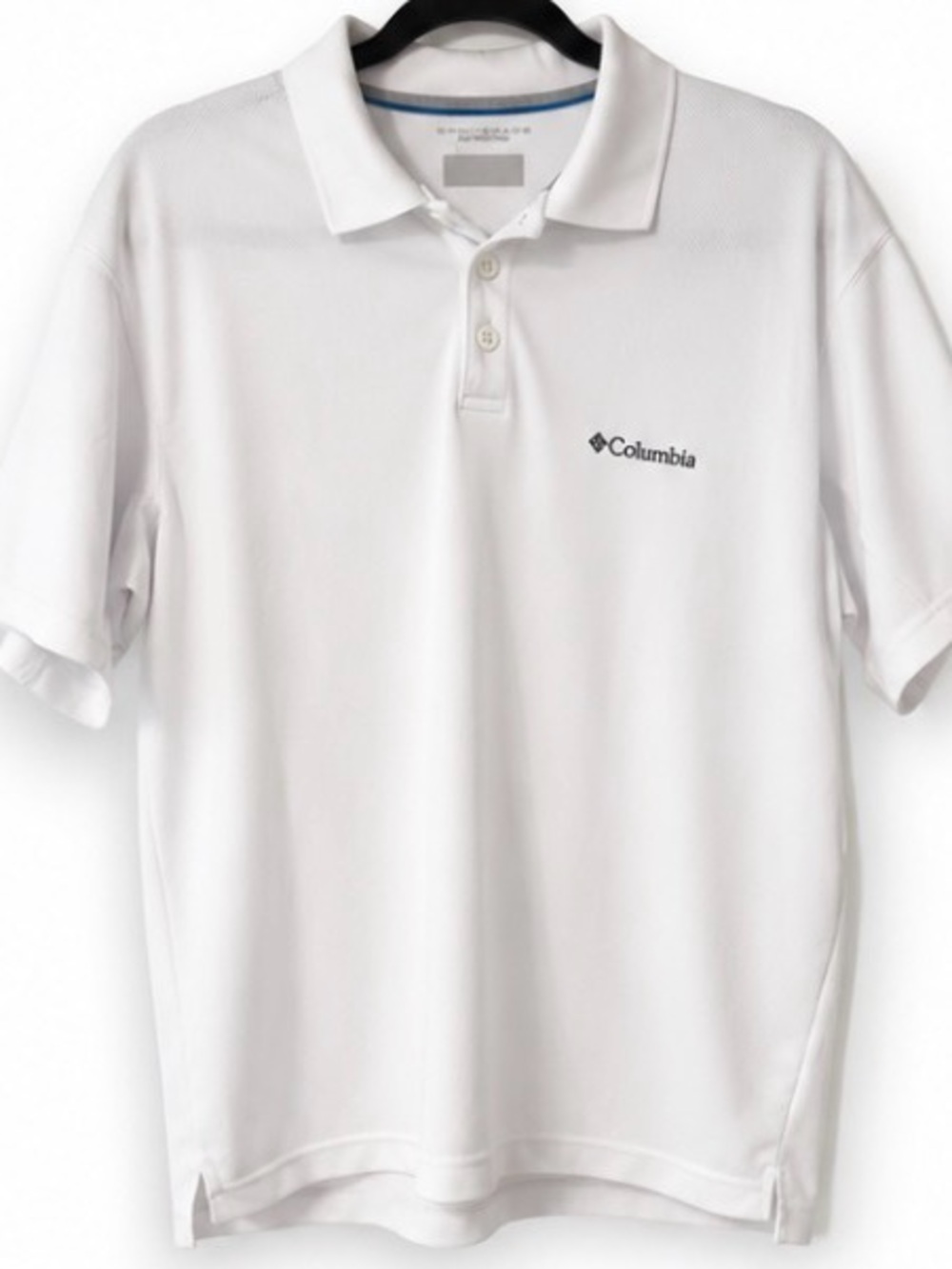 Columbia Omni-Shade Performance Polo Shirt White Golf Shirt Men’s Medium/Large